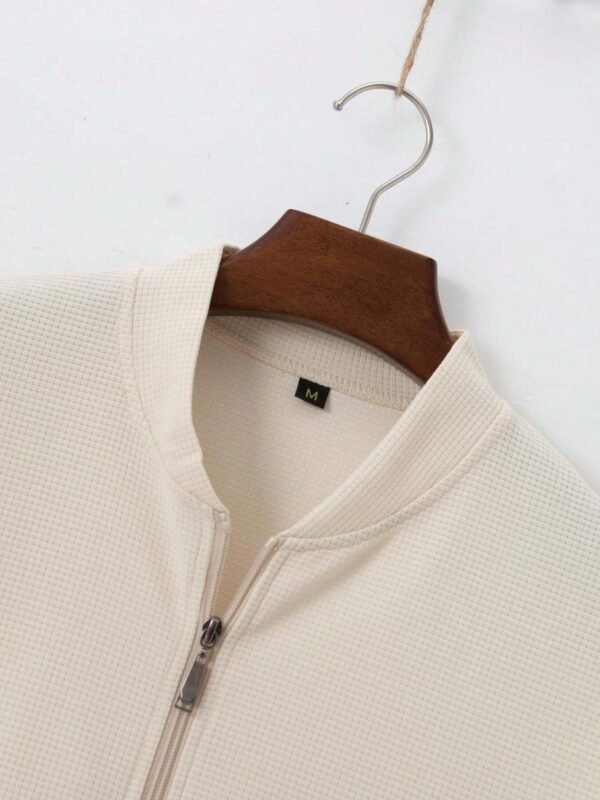 Veste cardigan col baseball et pantalon – Image 11