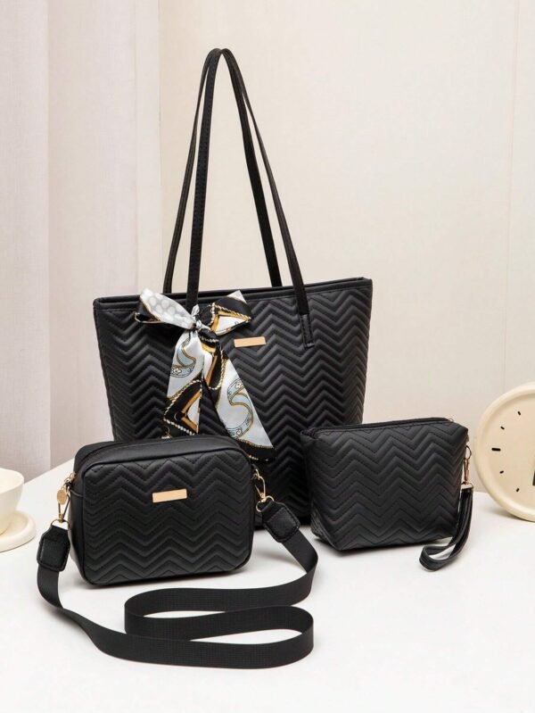 3 pièces sac soie femme