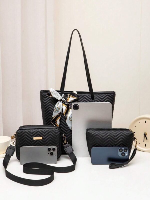3 pièces sac soie femme – Image 3
