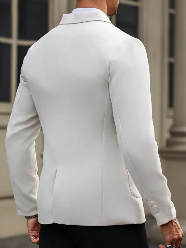 Manfinity Veste costume manches longues unie – Image 2