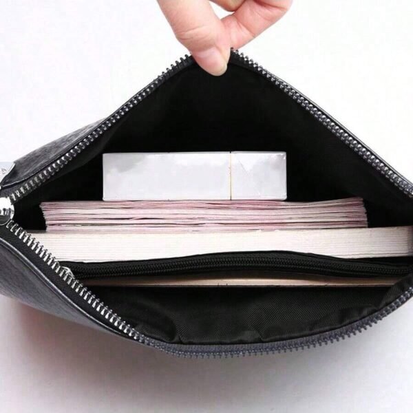 Pochette sac à main PU pour homme – Image 3