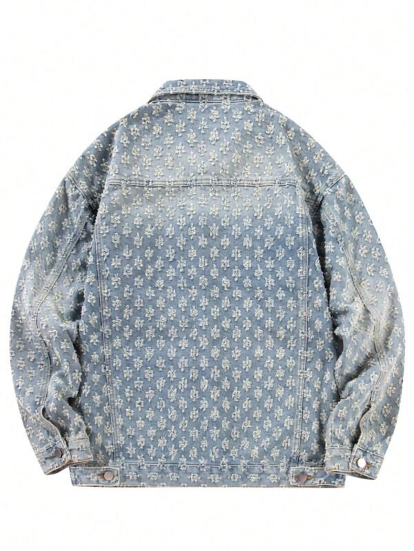 Veste en jean vintage mode rue – Image 3