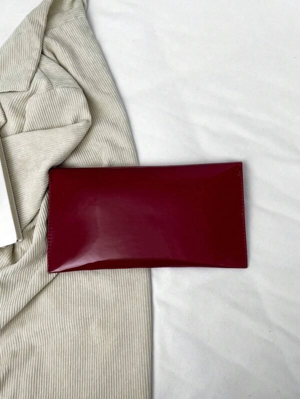 Sac embrayage uni effet pierre – Image 5