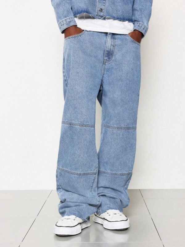 SUMWON Ensemble chemise jean et pantalon ajusté – Image 4