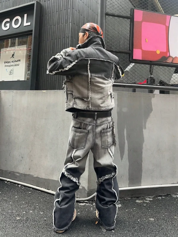 Manfinity EMRG Veste jean manches longues automne – Image 2