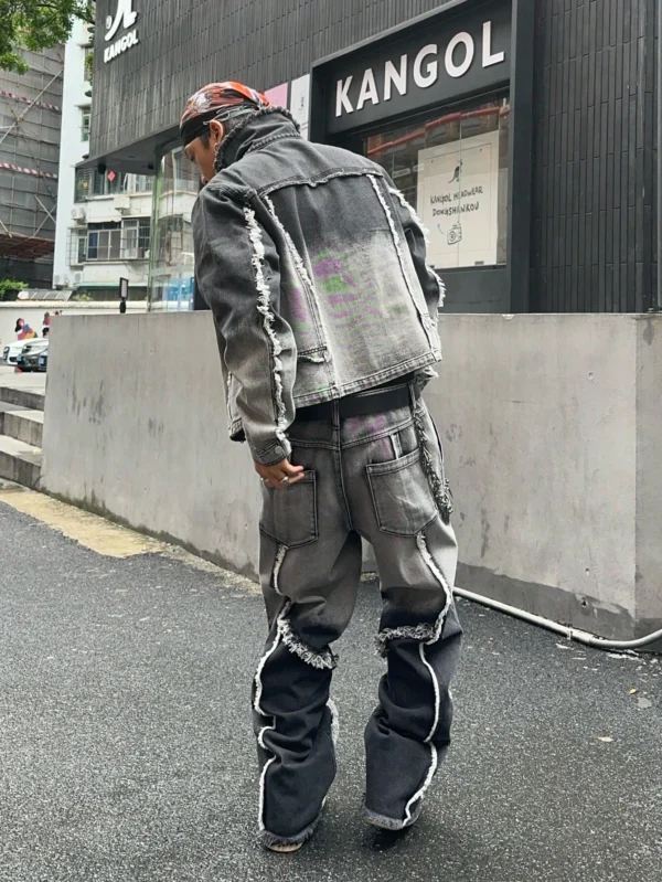Manfinity EMRG Veste jean manches longues automne – Image 3