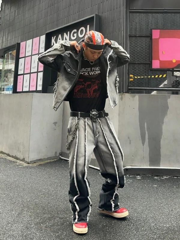 Manfinity EMRG Veste jean manches longues automne – Image 6