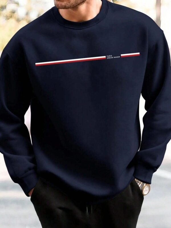 Sweat-shirt oversize imprimé lettres