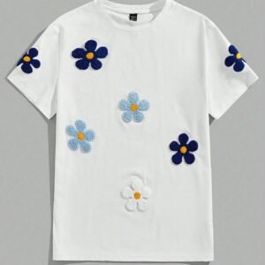 Manfinity VCAY T-shirt vintage floral brodé