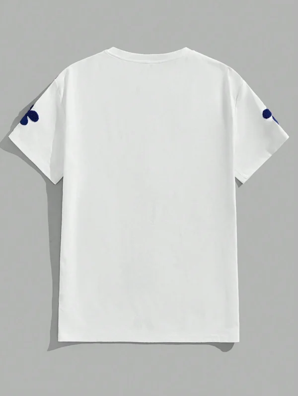 Manfinity VCAY T-shirt vintage floral brodé – Image 2