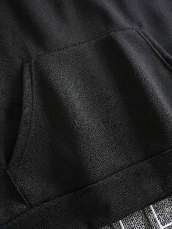 Sweat capuche graphique lettres moto – Image 6
