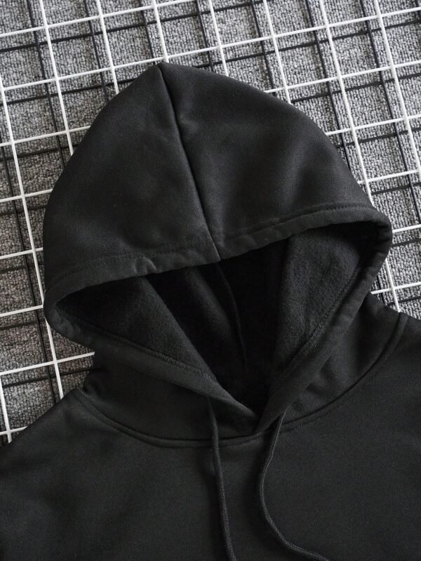 Sweat capuche graphique lettres moto – Image 7