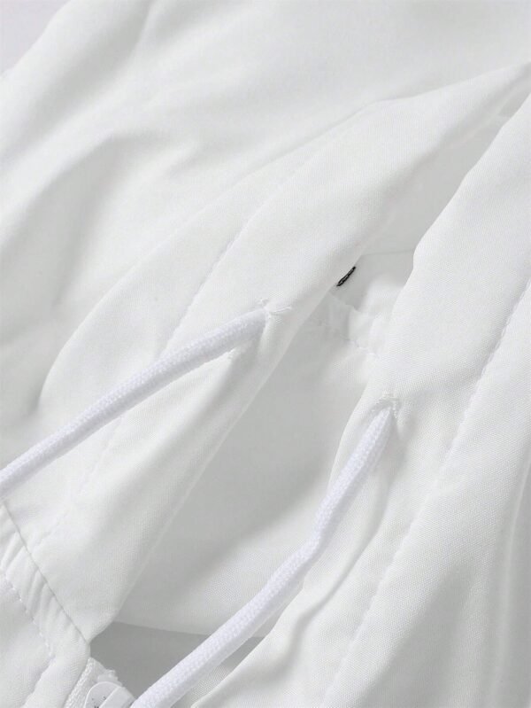 Veste capuche imprimé lettres et pantalon – Image 7