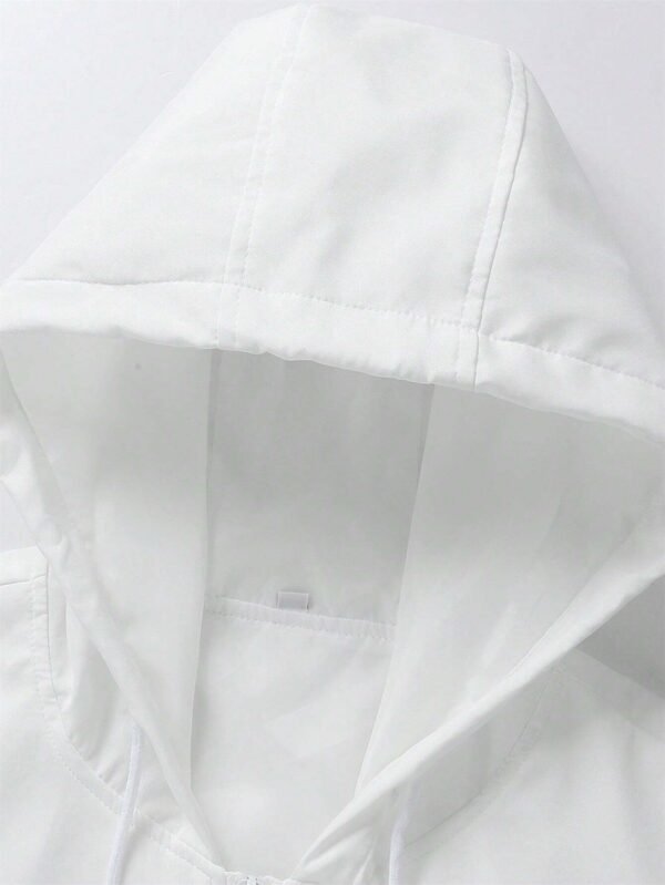 Veste capuche imprimé lettres et pantalon – Image 6