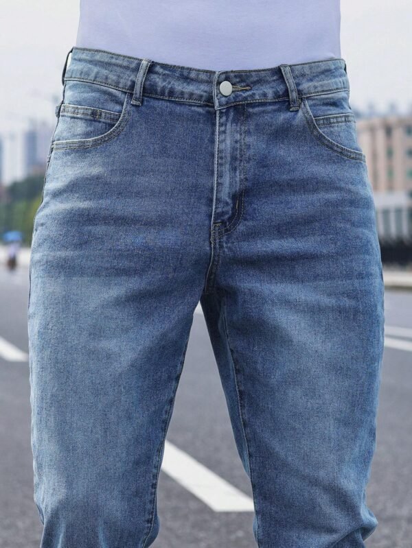 Manfinity Jeans skinny détail poche bleu foncé – Image 8