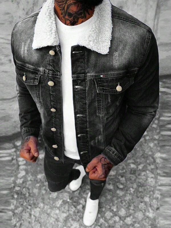 Veste en jean style américain vintage