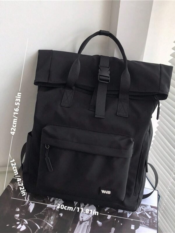 Sac à dos sportif noir femme – Image 2