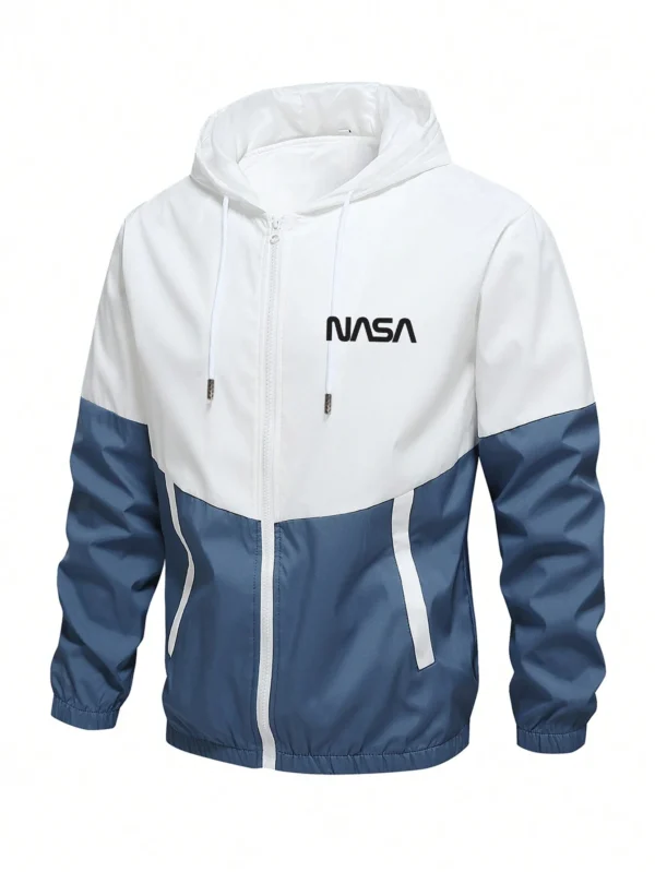 Veste capuche imprimé lettres et pantalon – Image 3