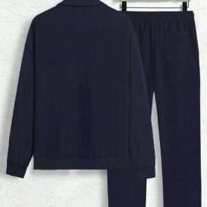 Ensemble blouson velours côtelé et pantalon droit