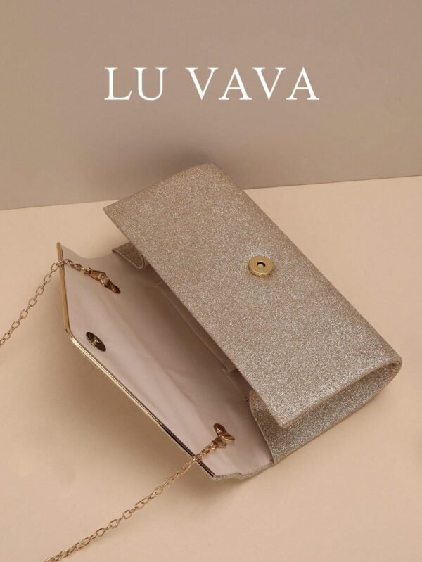 Sac seau chic strass perles – Image 5
