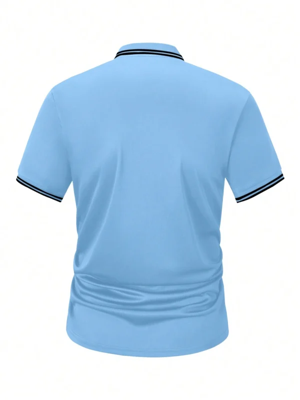 Chemise polo contrasté imprimé cheval – Image 2