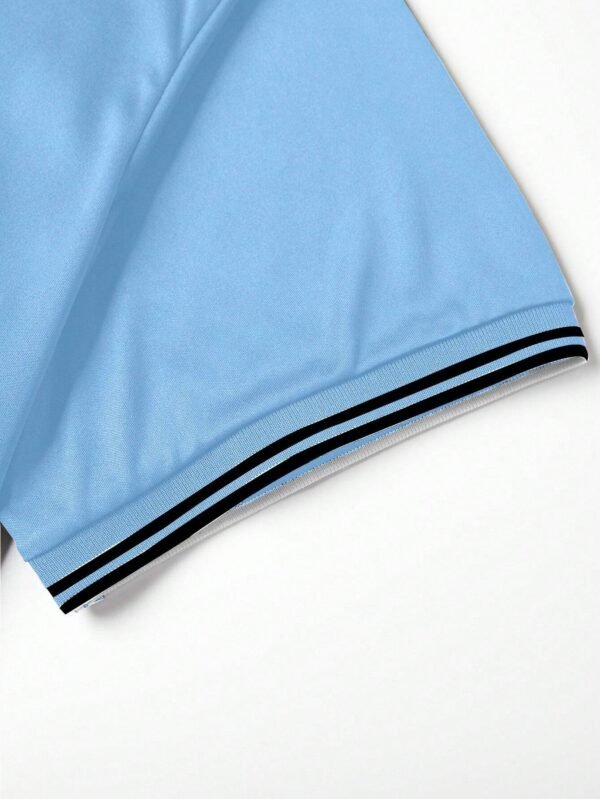 Chemise polo contrasté imprimé cheval – Image 5