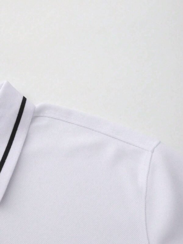 Chemise polo manches longues passepoil – Image 5