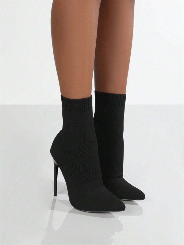 Bottes cheville bout pointu talons aiguilles