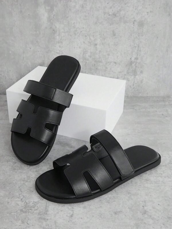 SHUZIA Sandales noires luxe homme – Image 2