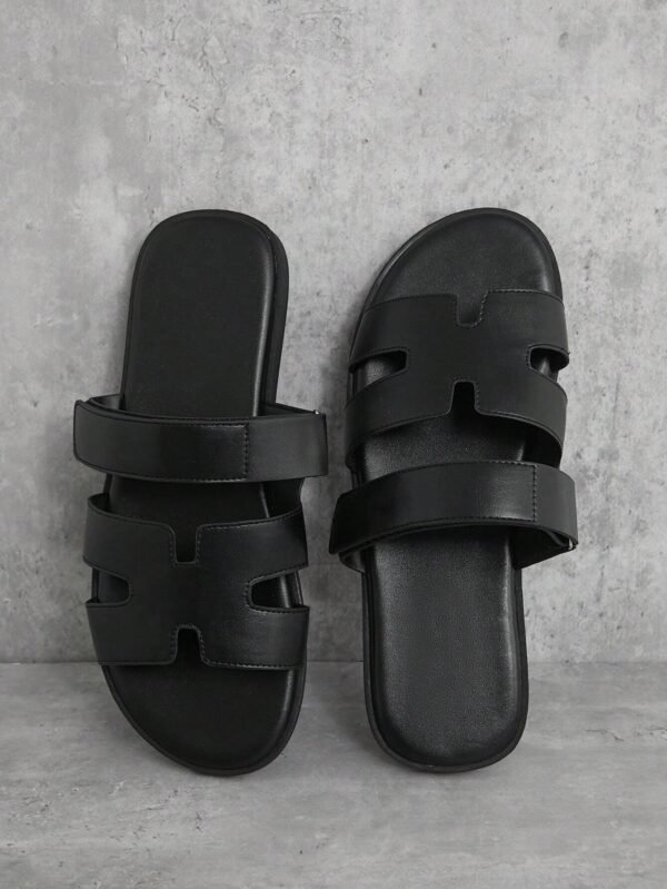 SHUZIA Sandales noires luxe homme – Image 3