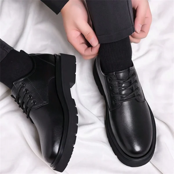 Chaussures habillées semelle épaisse homme – Image 4