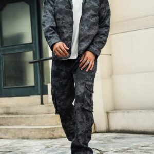 Manfinity EMRG Veste et pantalon camouflage