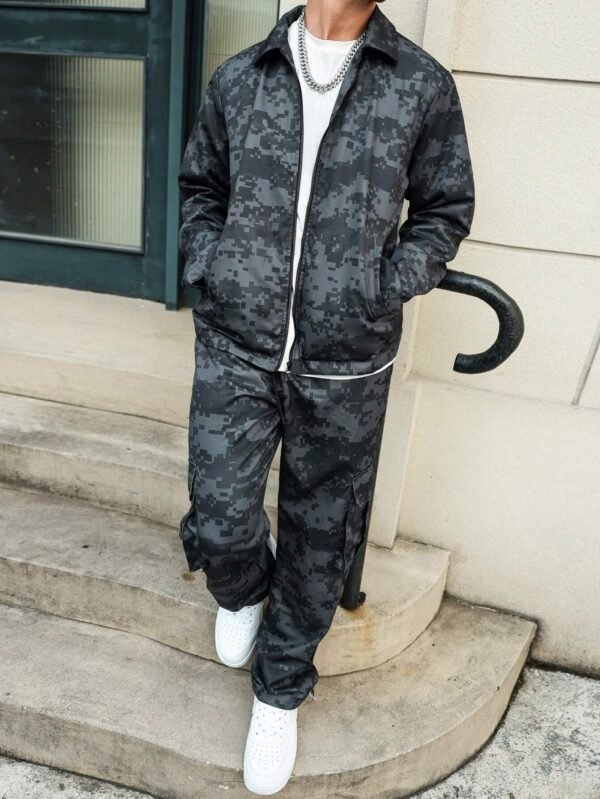 Manfinity EMRG Veste et pantalon camouflage – Image 3