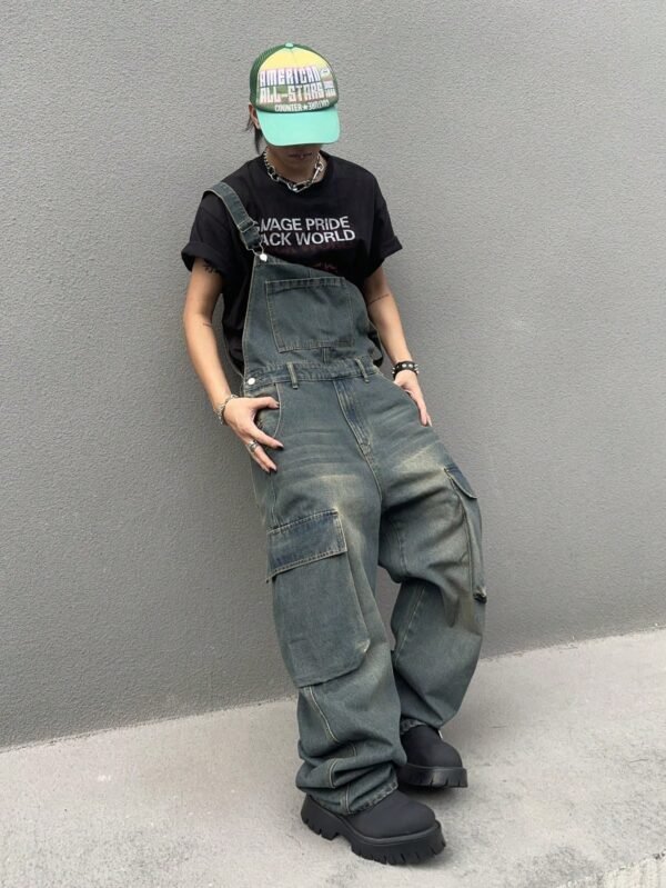 Manfinity EMRG Combinaison salopette denim