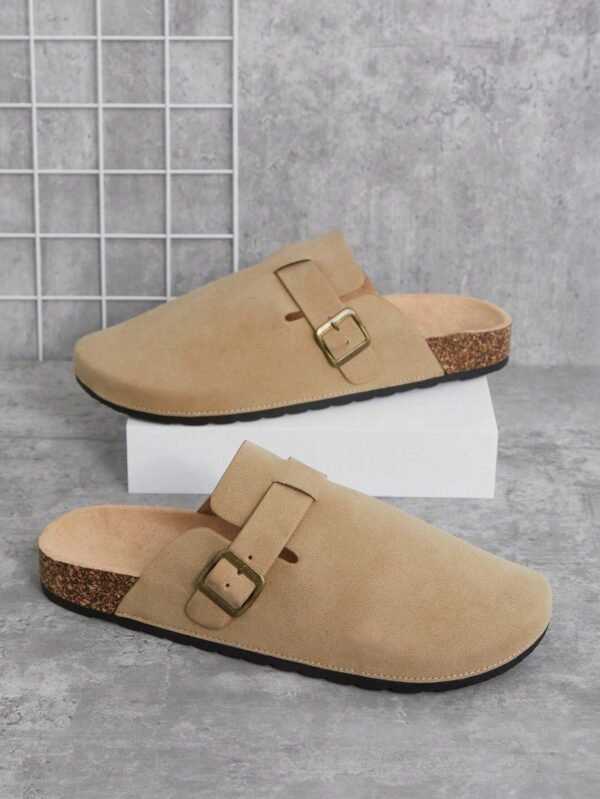 SHUZIA Sabots en liège taupe hommes