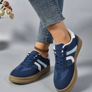 Chaussures de skate rétro colorées,  antidérapantes