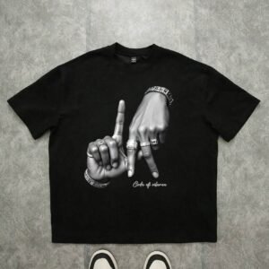 Manfinity EMRG T-shirt noir logo LA