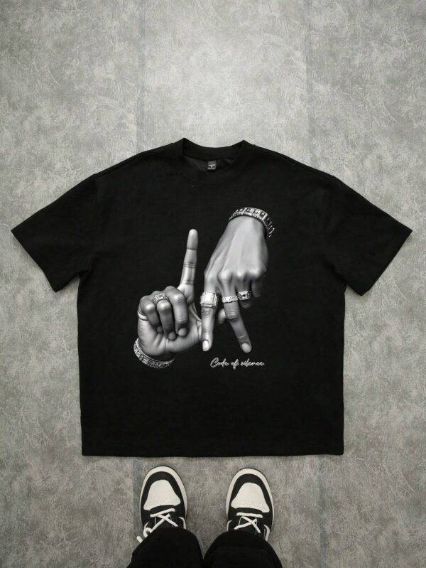 Manfinity EMRG T-shirt noir logo LA
