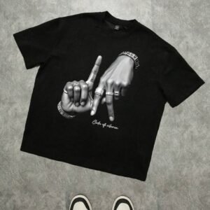 Manfinity EMRG T-shirt noir logo LA