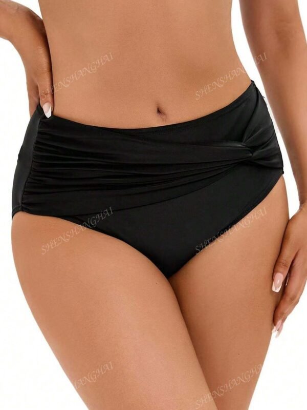 Short bain unicolore ventre plat