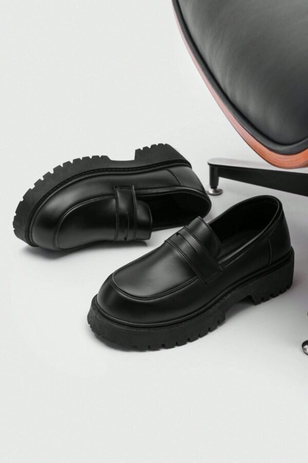 Chaussures habillées rondes vintage homme – Image 8