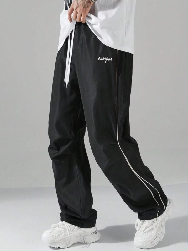 Manfinity Hypemode Pantalon tissu parachute noir – Image 3