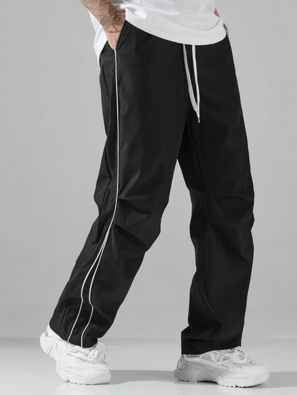 Manfinity Hypemode Pantalon tissu parachute noir – Image 5