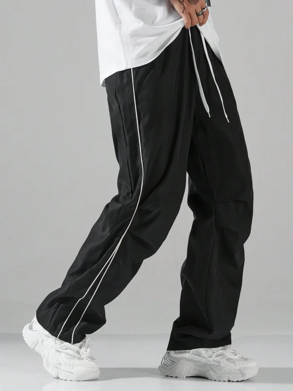 Manfinity Hypemode Pantalon tissu parachute noir – Image 6