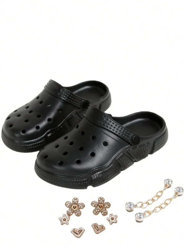 CIVHOM Sabots floraux strass – Image 9