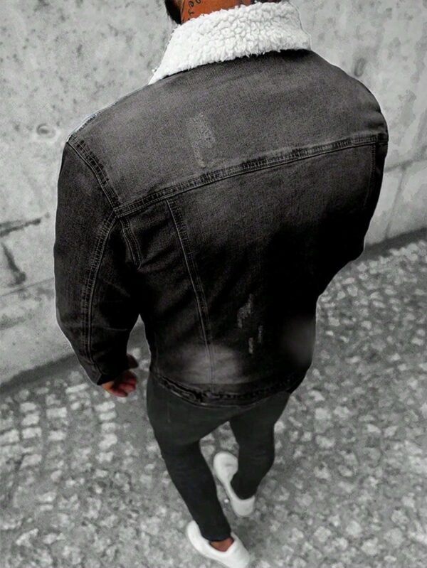 Veste en jean style américain vintage – Image 3