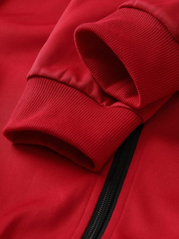 Ensemble col baseball zippé imprimé cheval – Image 7