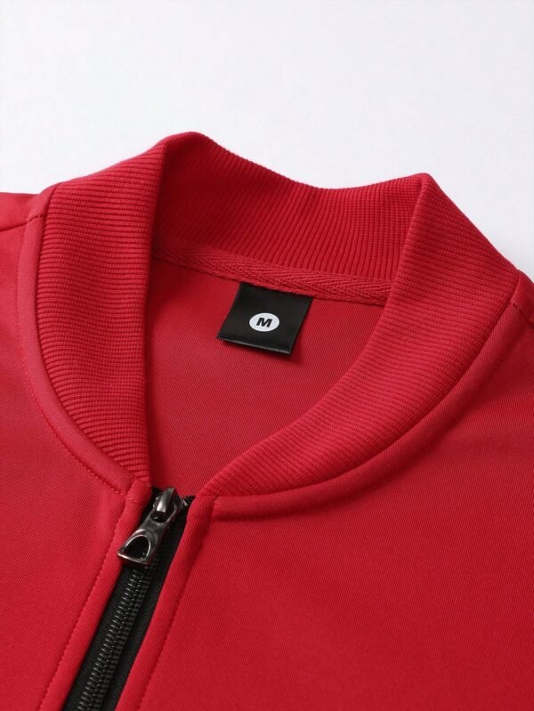 Ensemble col baseball zippé imprimé cheval – Image 4