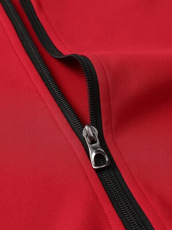 Ensemble col baseball zippé imprimé cheval – Image 16