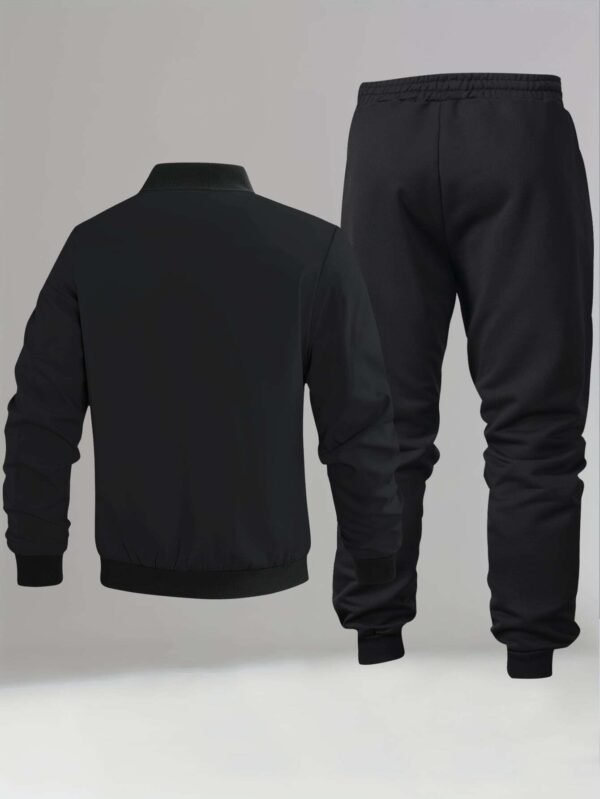 Ensemble bomber imprimé oiseaux et jogging – Image 3